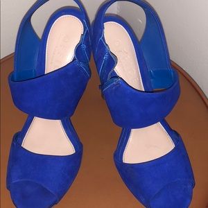 Office London Blue Heels from Topshop